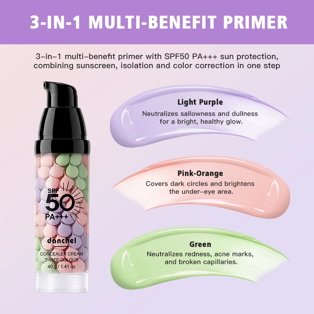 3-in-1 Color Correcting Primer with SPF 50