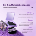 Oil-Absorbing Face Sheets with Mirror Case
