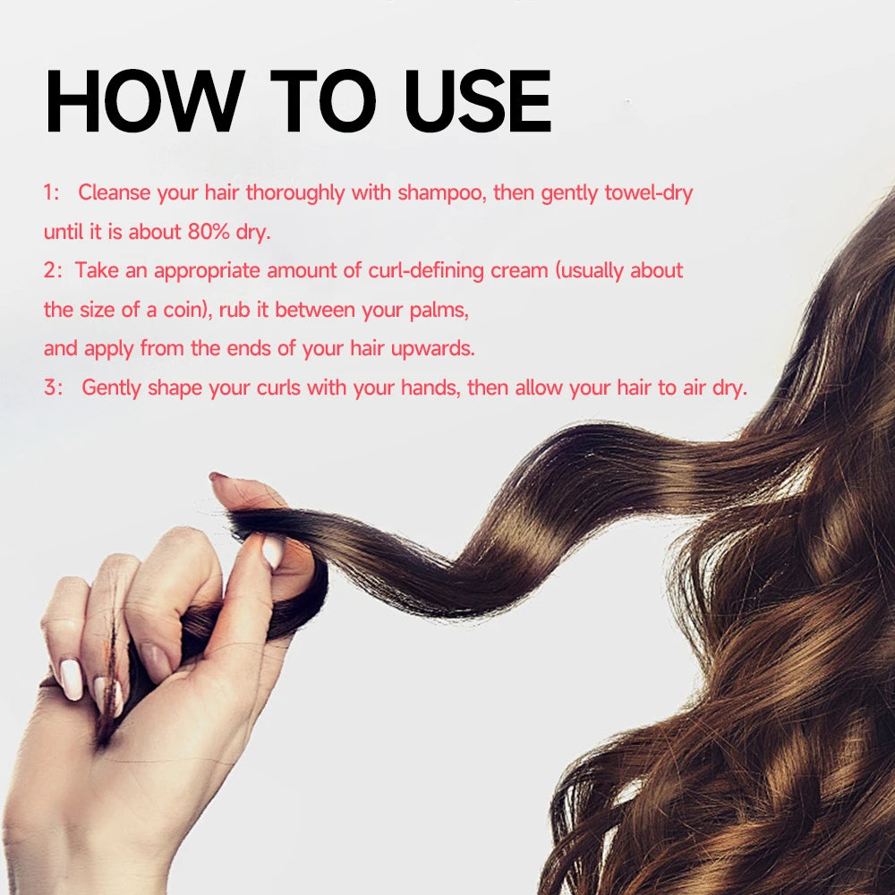 Hair Sculpting Mousse for Defined Frizz-Free Curls