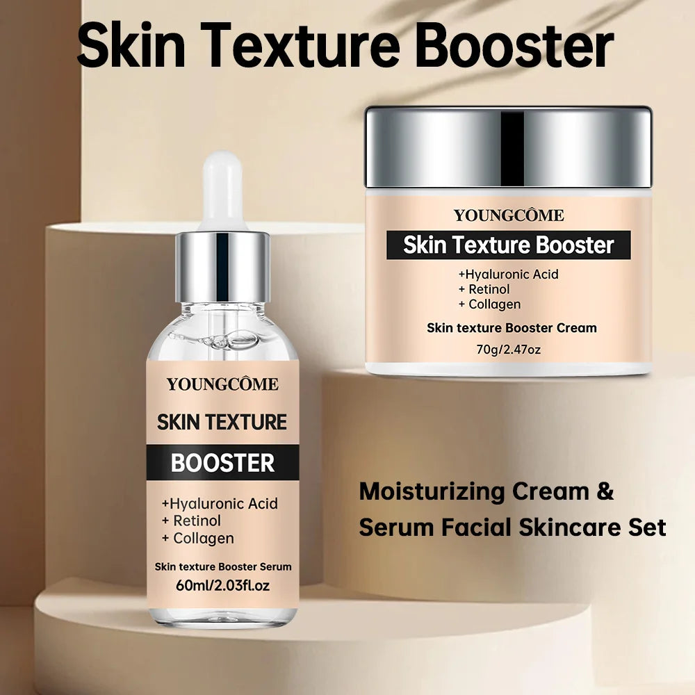 Hydrating Collagen & Retinol Face Cream and Serum Set - 1