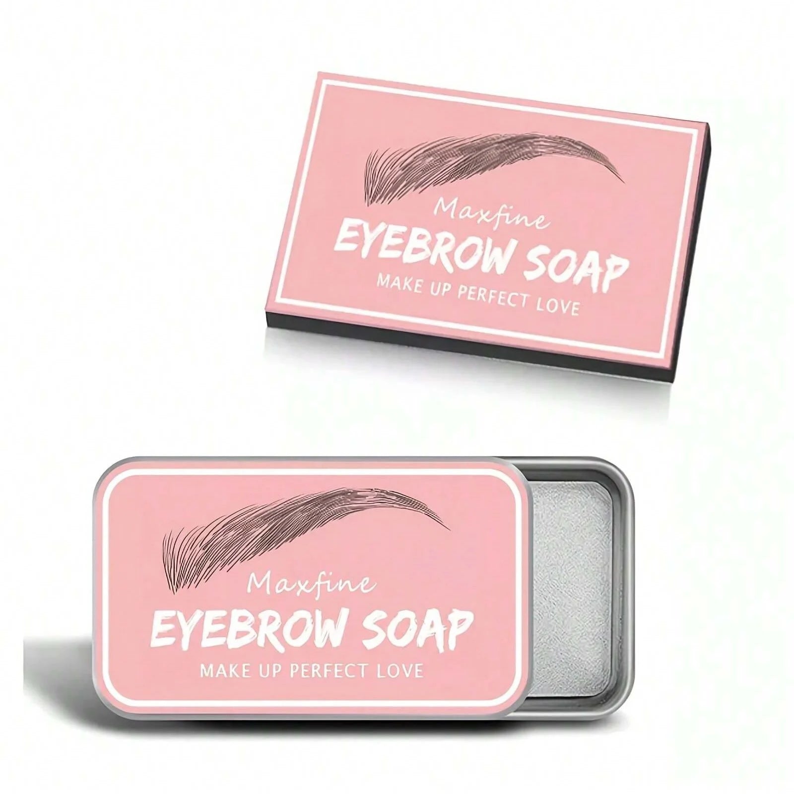 Long-Lasting Transparent Eyebrow Styling Soap and Grooming Kit - 8