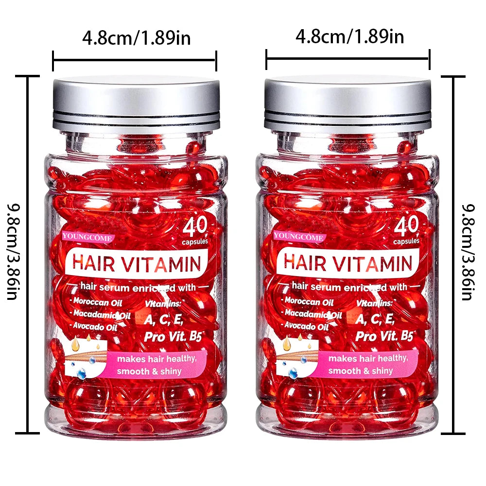 Avocado & Argan Oil Hair Vitamin Serum Capsules