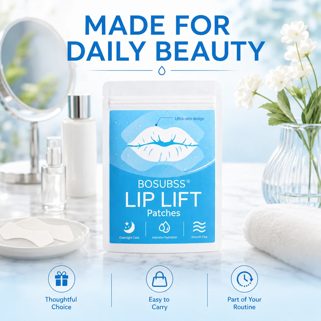 Overnight Hydrating Lip Lift Patches for Smooth Lips - 14