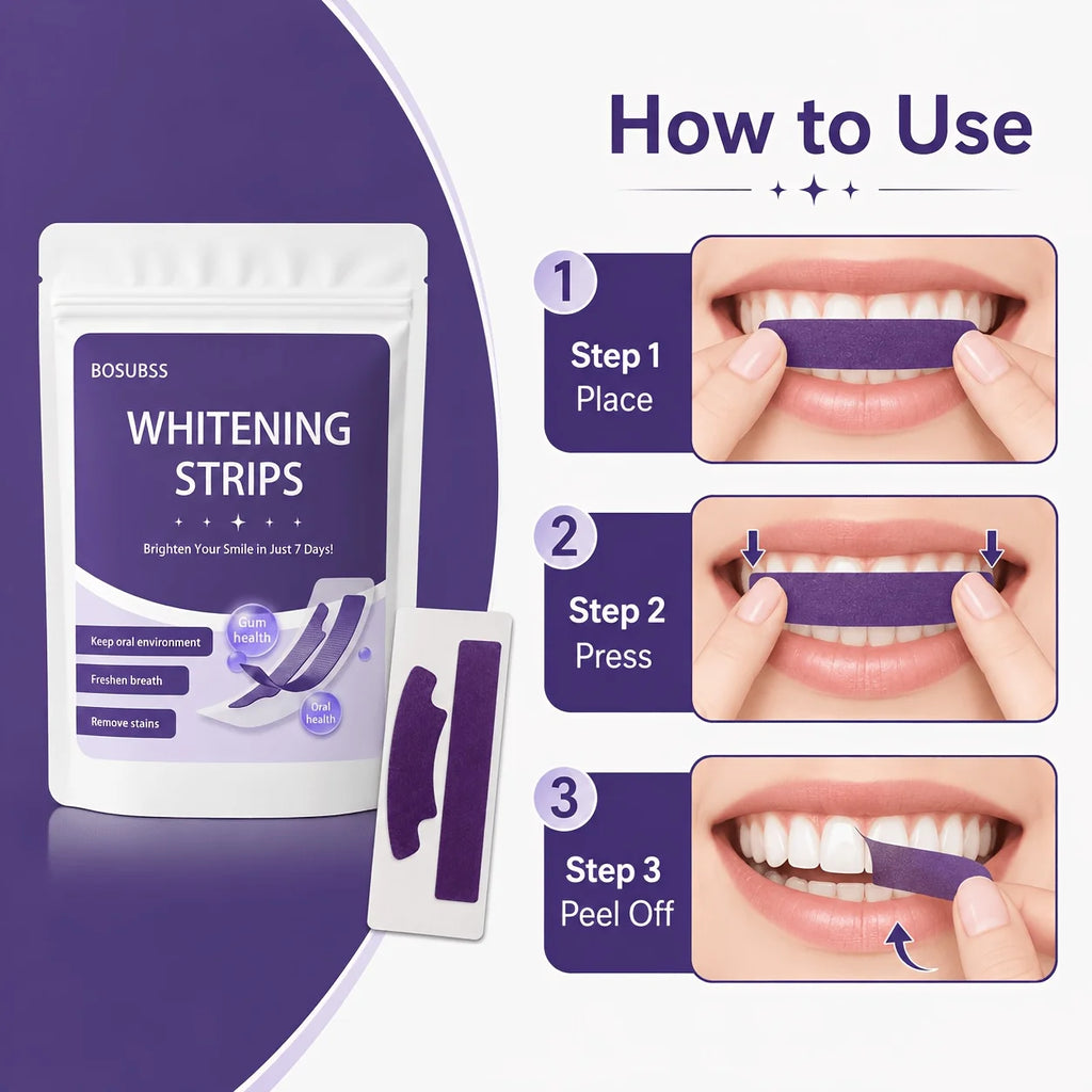 Professional Teeth Whitening Strips for a Radiant Smile