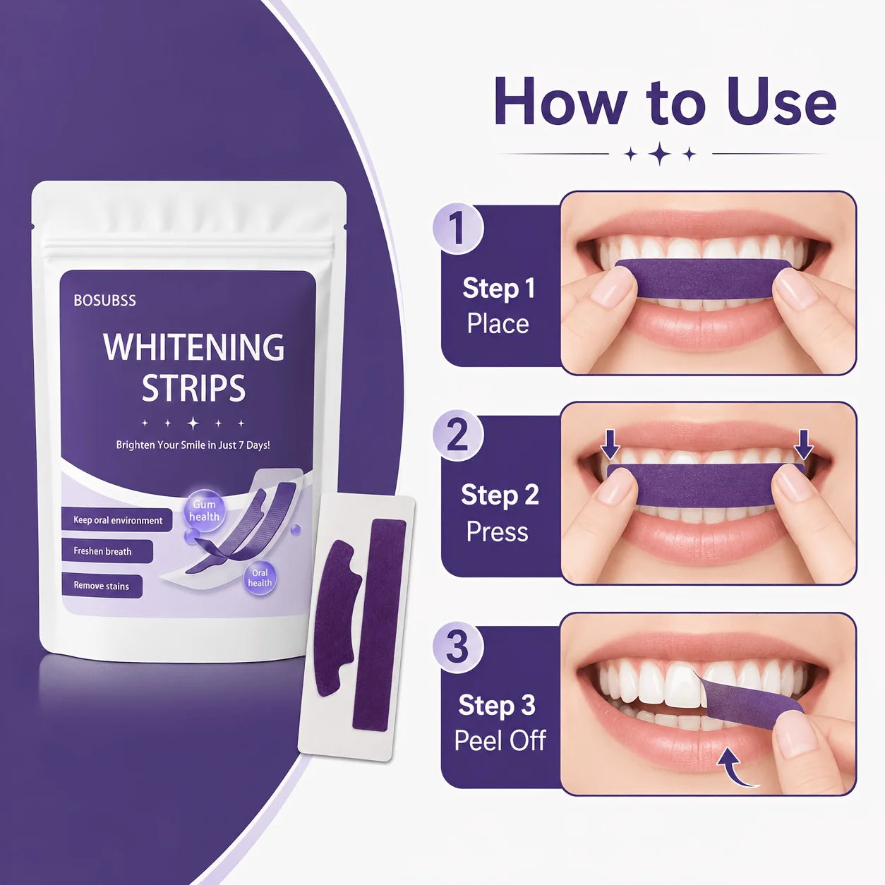 Professional Teeth Whitening Strips for a Radiant Smile - 13