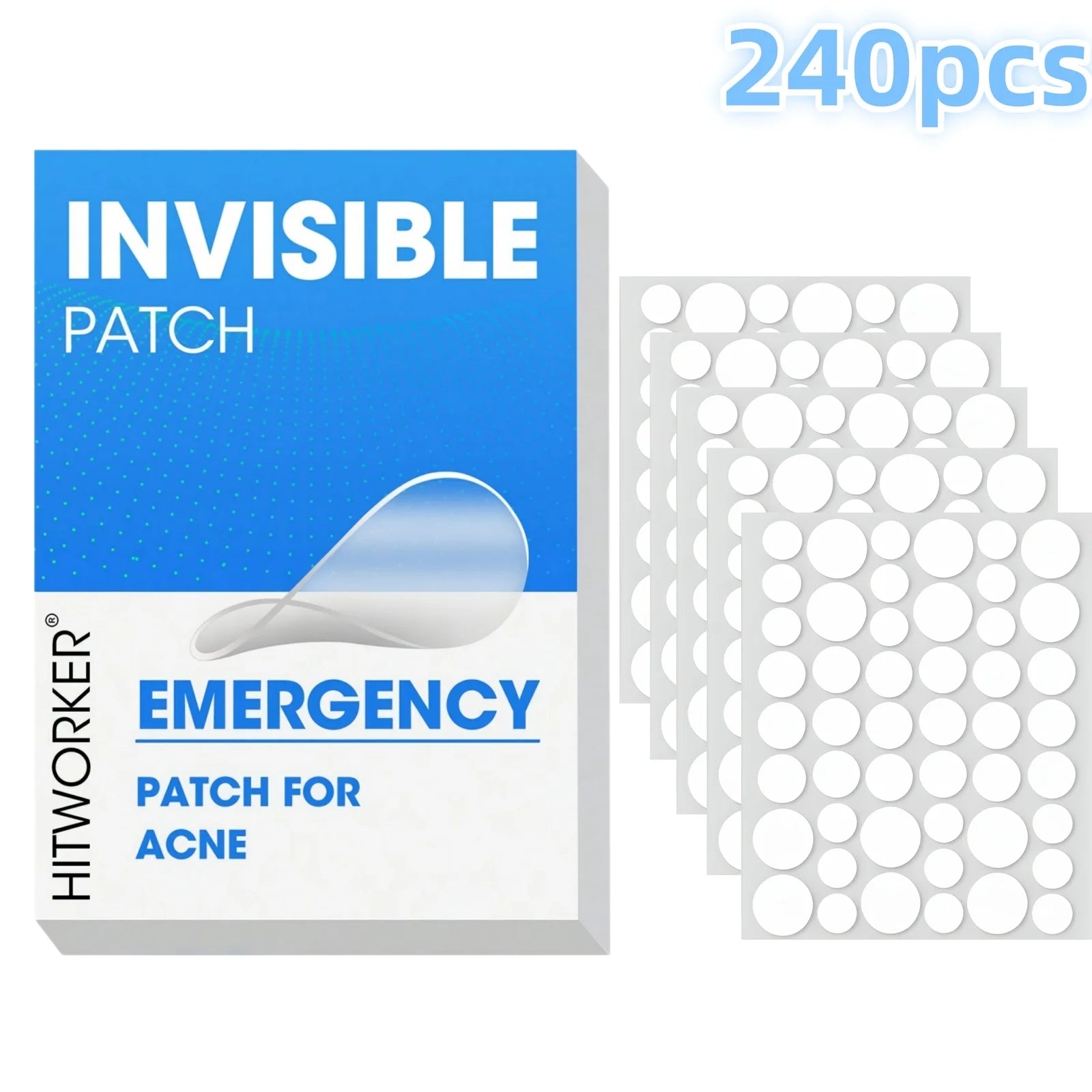 Invisible Hydrocolloid Acne Patches for Clear Skin - 14