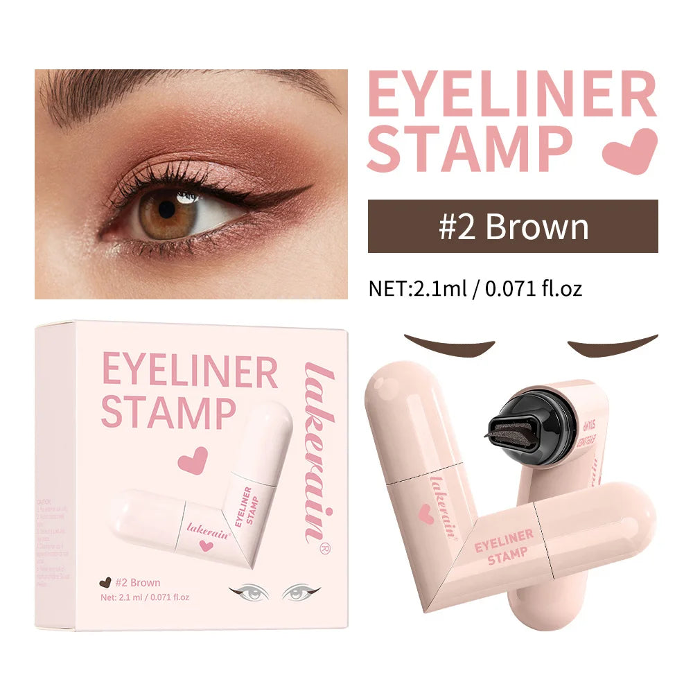 Waterproof Double-Wing Eyeliner Stamp for Perfect Wings