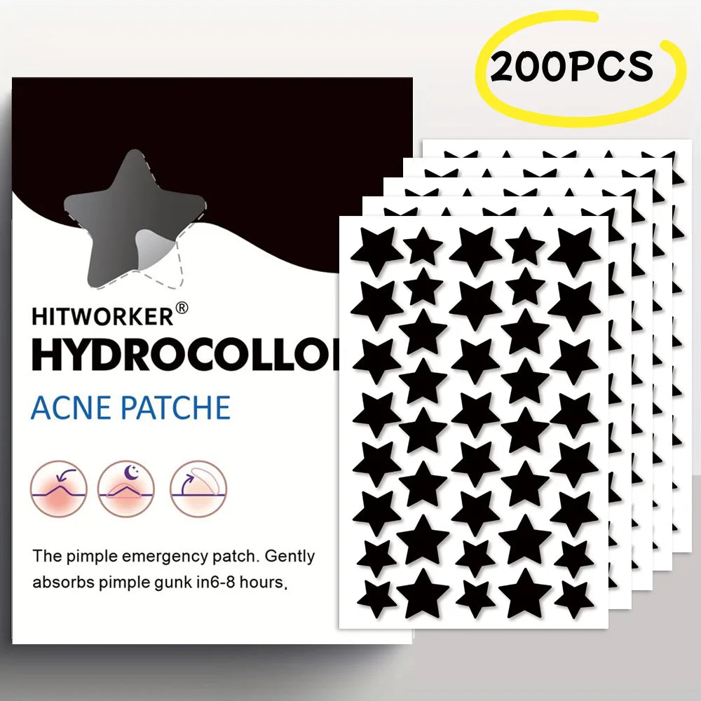 Star-Shaped Hydrocolloid Acne Patches for Fast Blemish Healing - 18