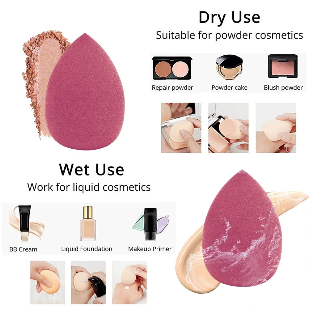 Soft Makeup Beauty Blending Sponges for Flawless Foundation - 5