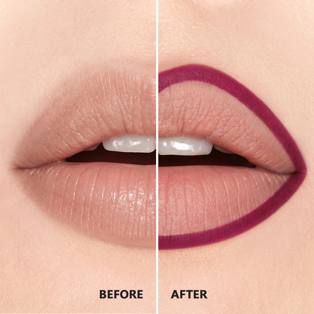 12-Piece Waterproof Long-Lasting Lip Liner Pencil Set