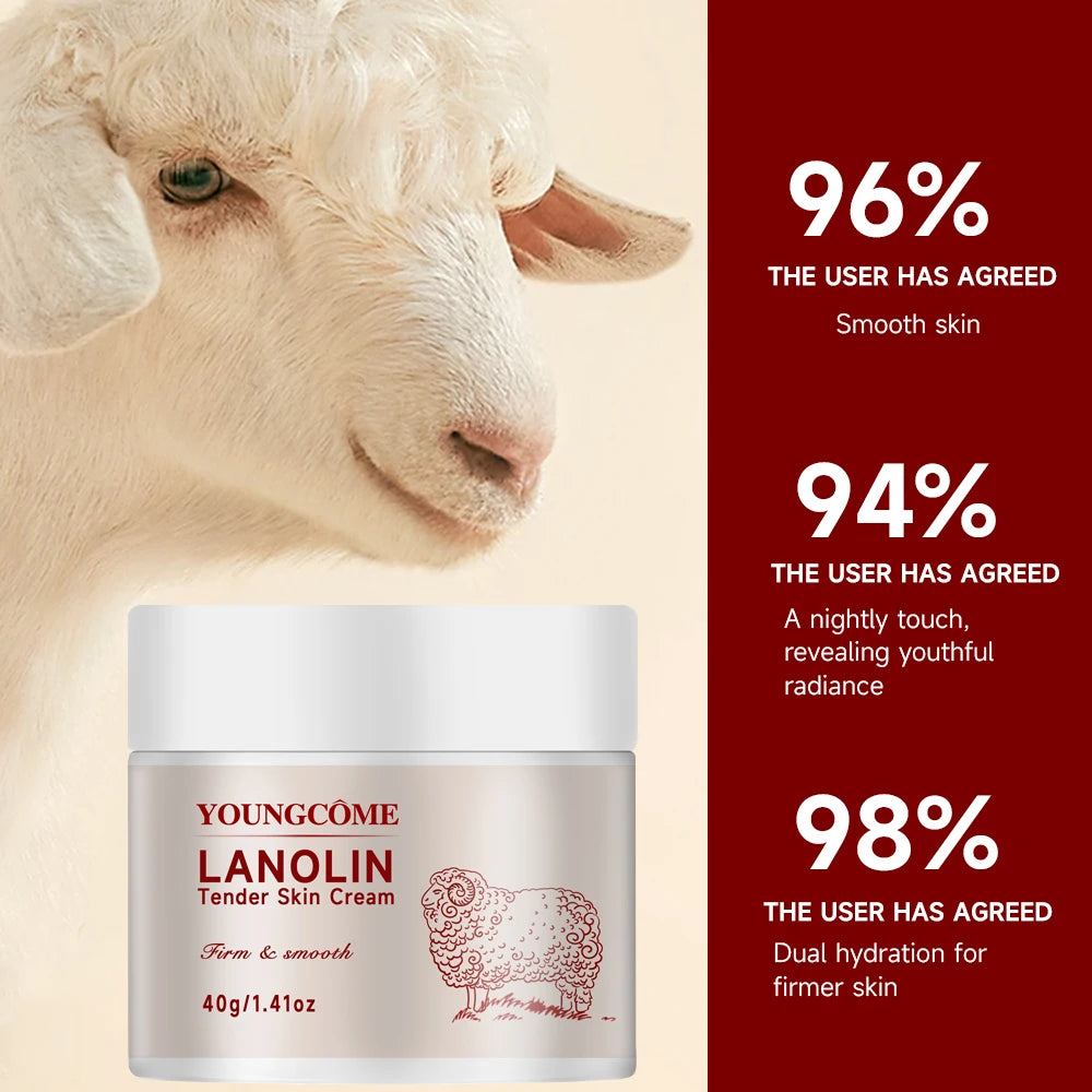 Pure Lanolin Moisturizing Cream for Dry and Sensitive Skin