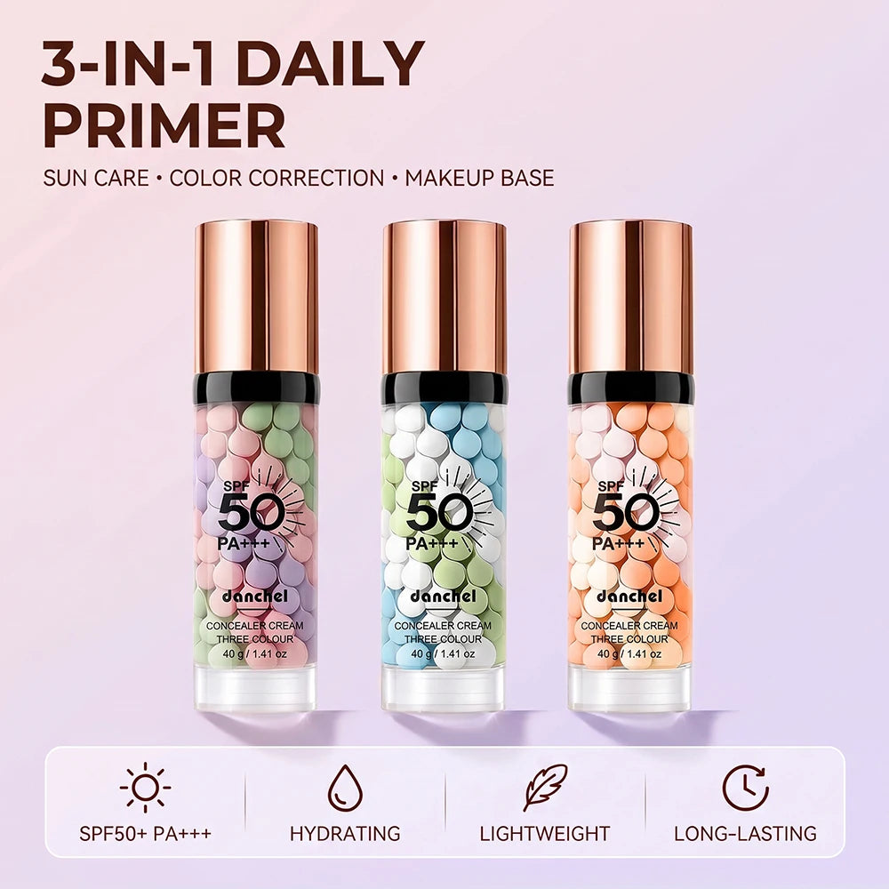 3-in-1 Color Correcting Makeup Primer with SPF 50 - 7