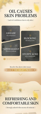 Oil-Absorbing Face Blotting Sheets for Oily Skin