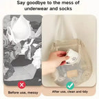Wall-Hanging Mesh Organizer for Socks and Underwear