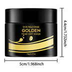 24K Gold Peel-Off Face Mask for Deep Pore Cleansing