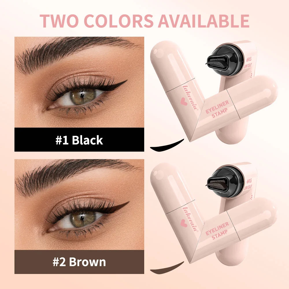 Waterproof Double-Wing Eyeliner Stamp for Perfect Wings