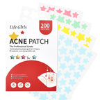 Star-Shaped Hydrocolloid Acne Patches for Clear Skin