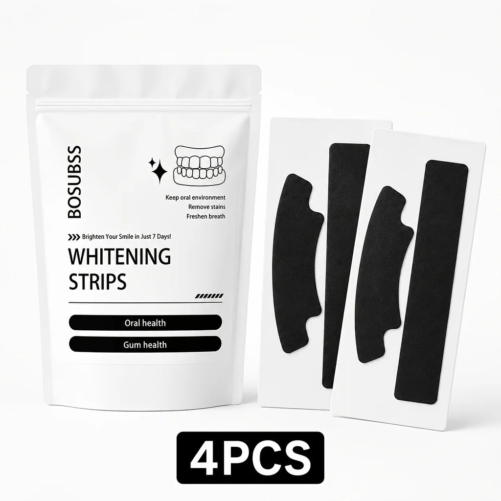 Black Teeth Whitening Strips for Radiant Smile