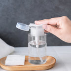 Refillable Press Pump Bottle for Makeup Remover and Toner