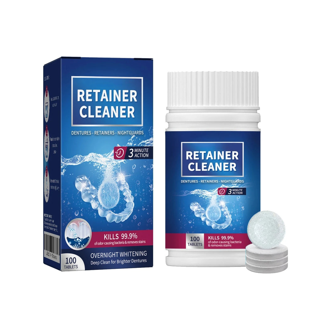 Denture and Retainer Cleaning Tablets (100 Count)