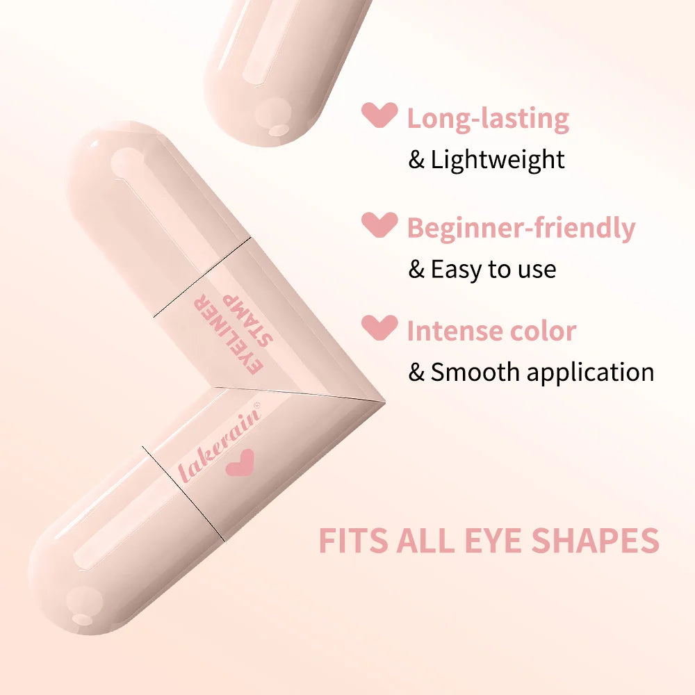 Waterproof Double-Wing Eyeliner Stamp for Perfect Wings