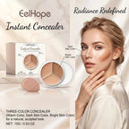 3-Color Cream Concealer Palette for Flawless Coverage