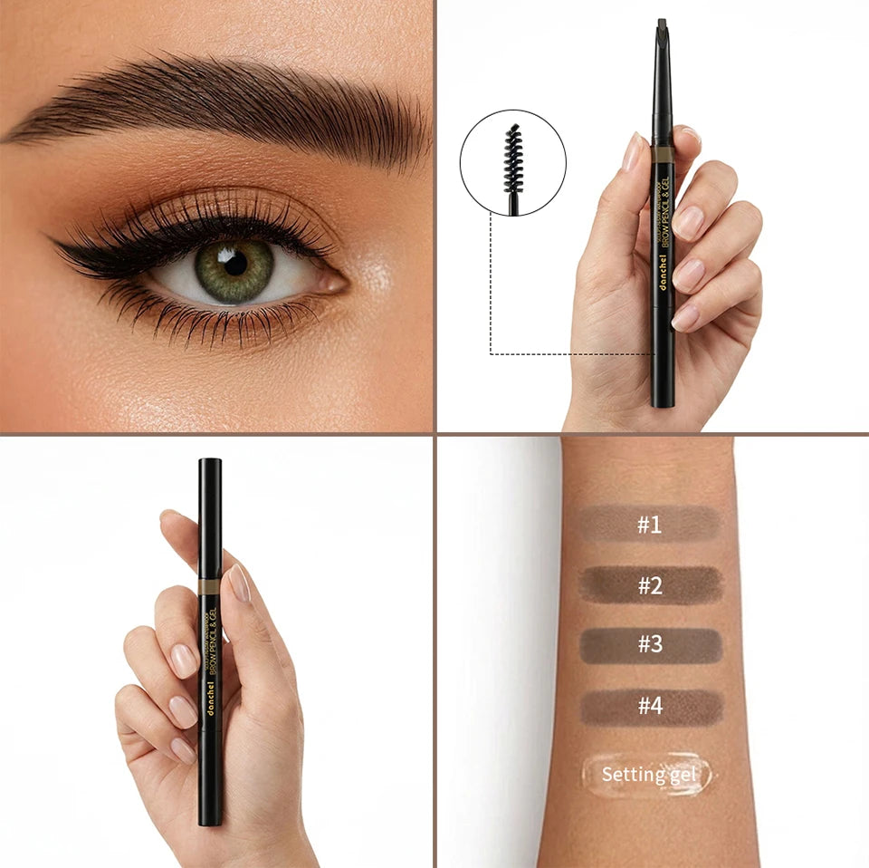 2-in-1 Waterproof Brow Pencil and Sculpting Gel