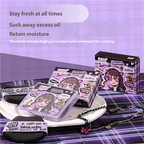 Oil-Absorbing Face Sheets with Mirror Case