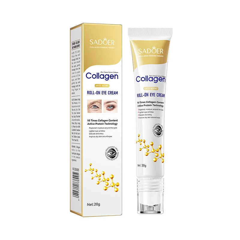 Collagen Roll-On Eye Cream for Dark Circles and Puffiness - 5