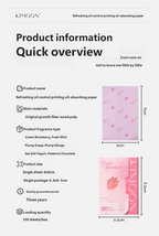 Oil-Absorbing Face Blotting Wipes for Shine Control