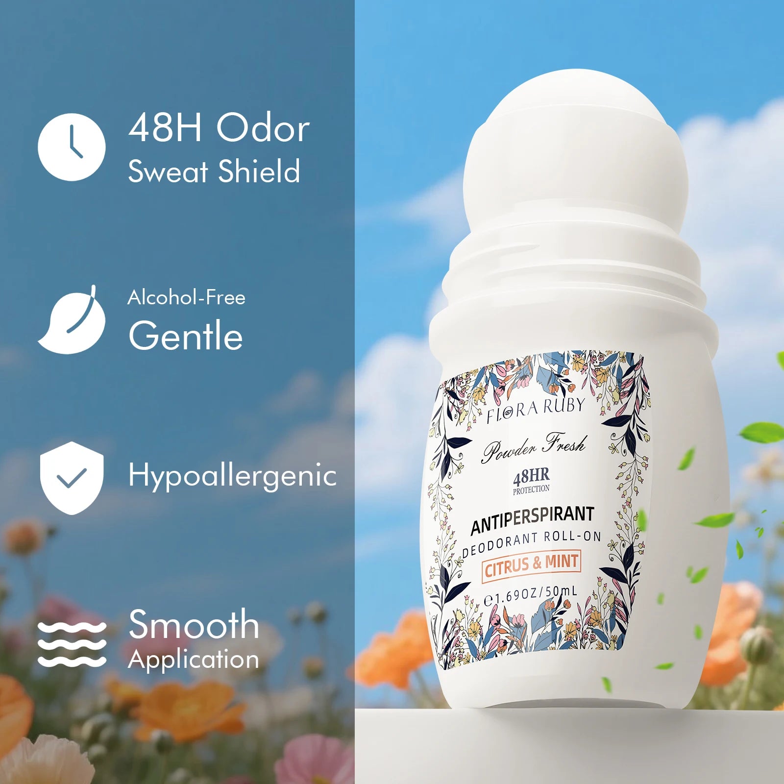 All-Day Freshness Roll-On Body Deodorant
