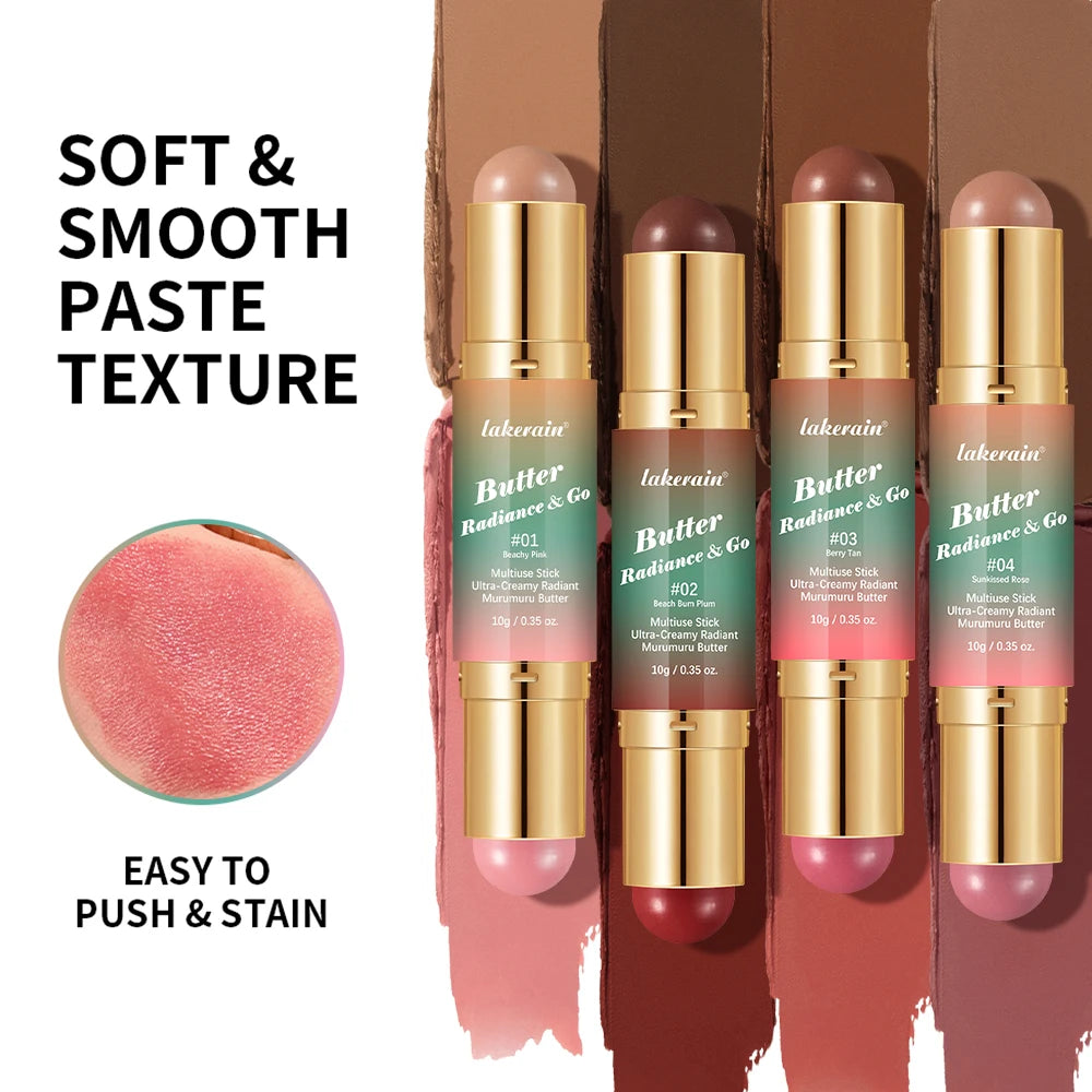 2-in-1 Dual-Ended Cream Bronzer and Blush Stick