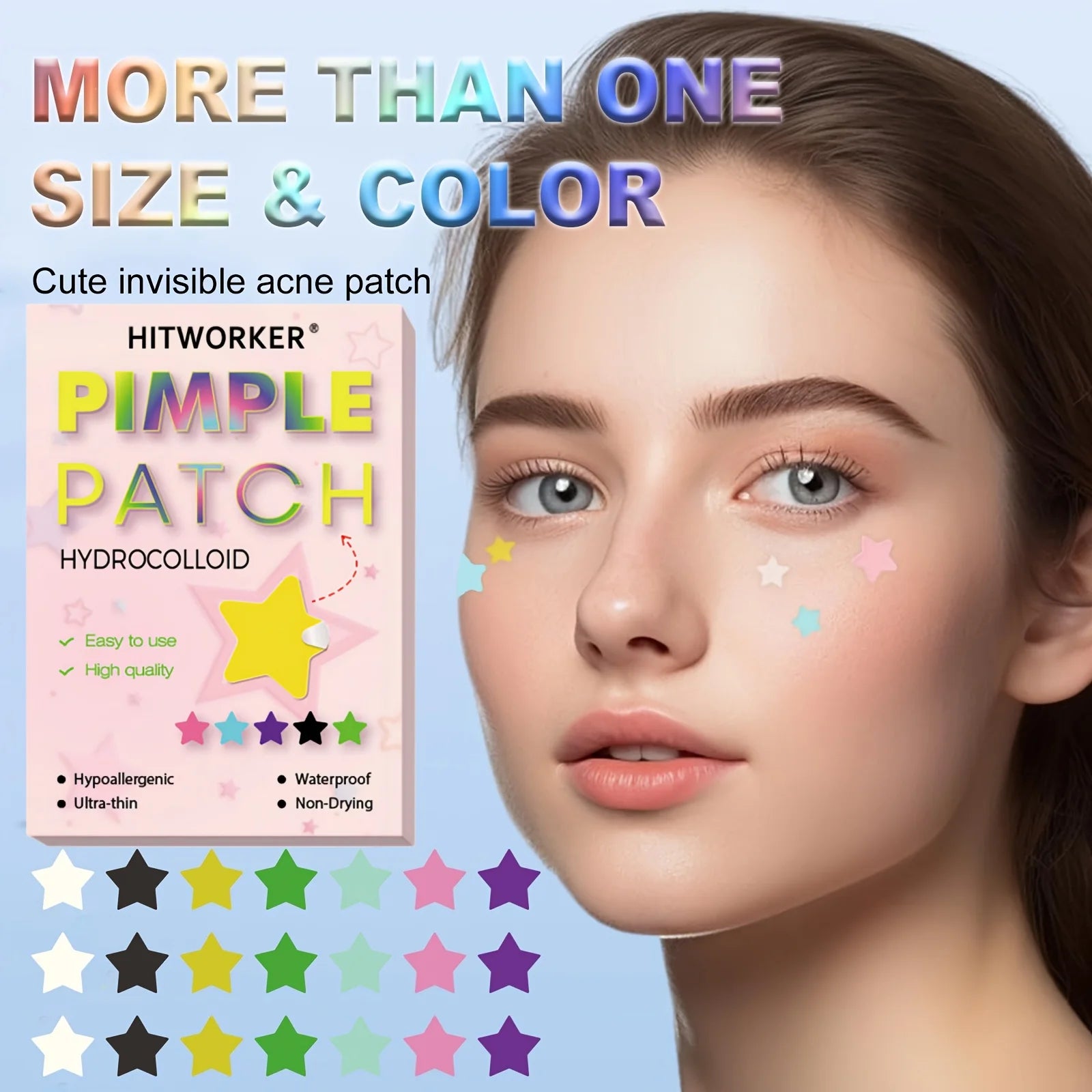1680-Piece Hydrocolloid Star Acne Pimple Patches