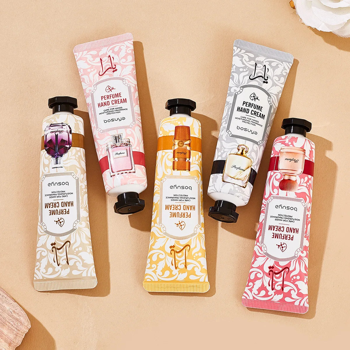 Moisturizing Plant Fragrance Hand Cream Set for Dry Skin