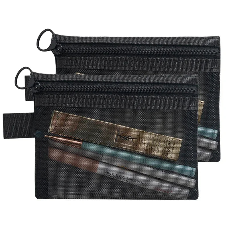 3-Piece Mesh Travel Toiletry and Makeup Organizer Set - 5