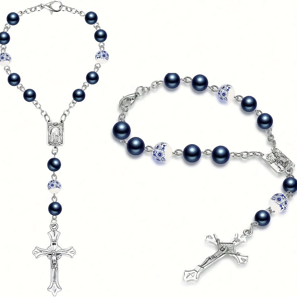 Decorative Car Rearview Mirror Rosary Beads