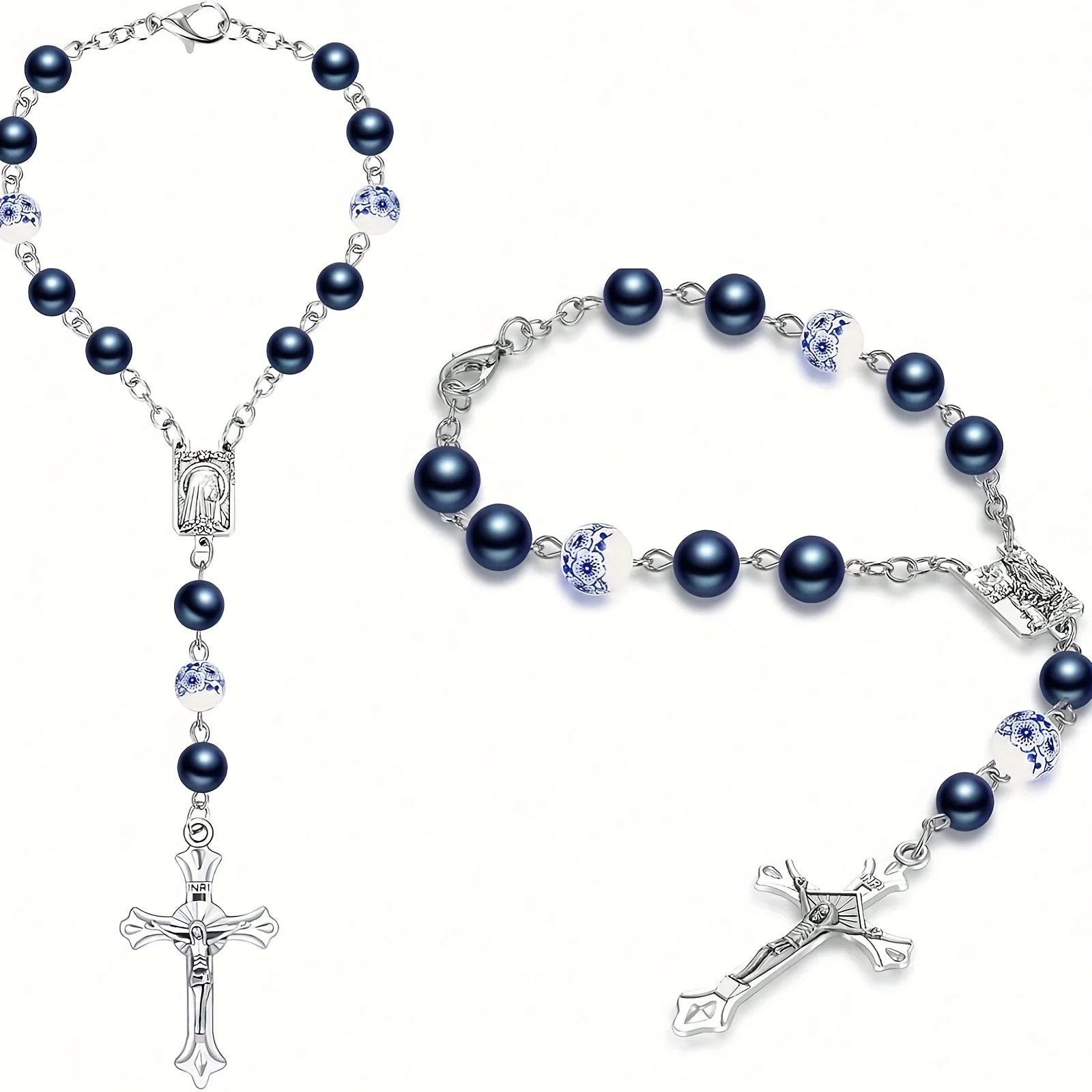 Decorative Car Rearview Mirror Rosary Beads
