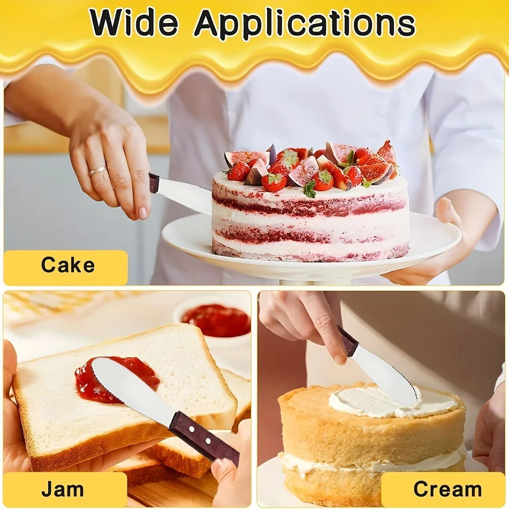 Stainless Steel Butter Knife and Cream Spreader