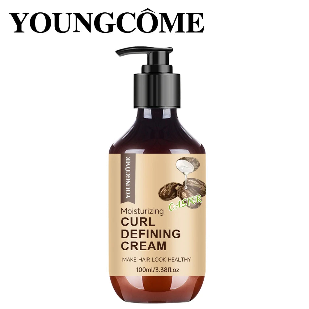 Men's Curl Defining Cream with Castor Oil for Frizz Control - 7