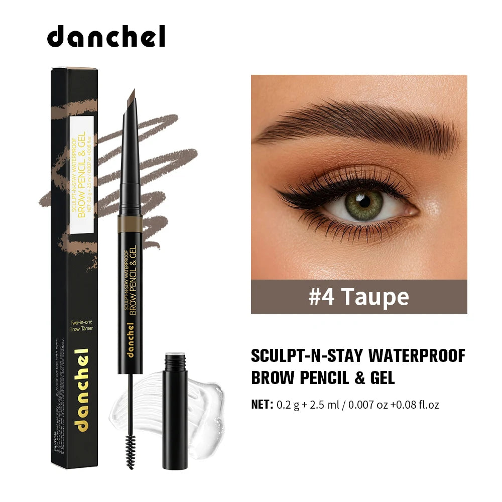 2-in-1 Waterproof Brow Pencil and Sculpting Gel - 21