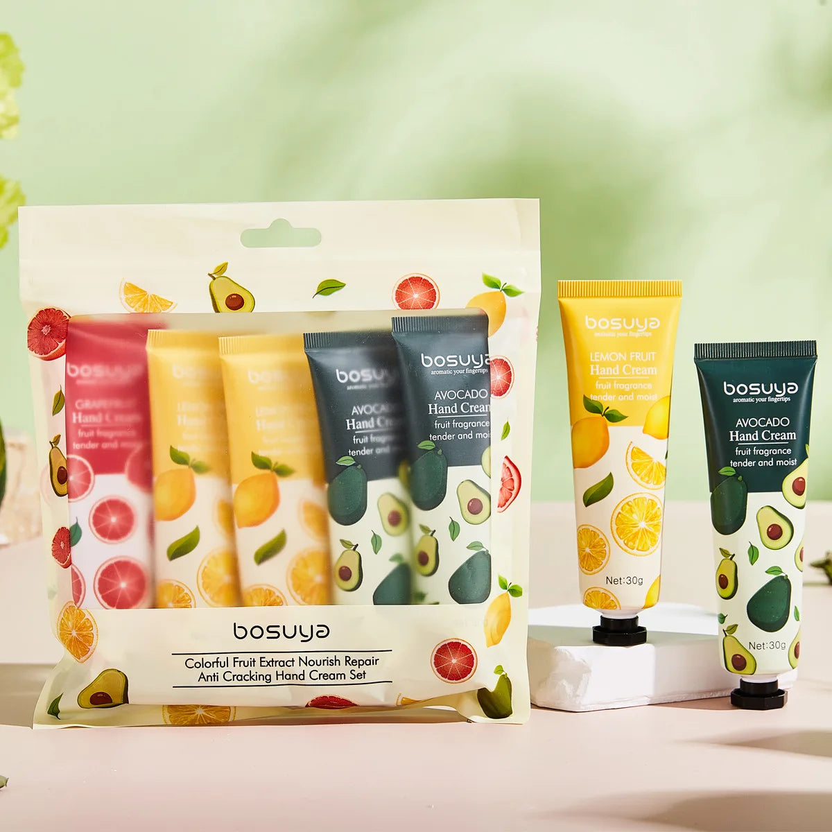 Moisturizing Plant Fragrance Hand Cream Set for Dry Skin - 36