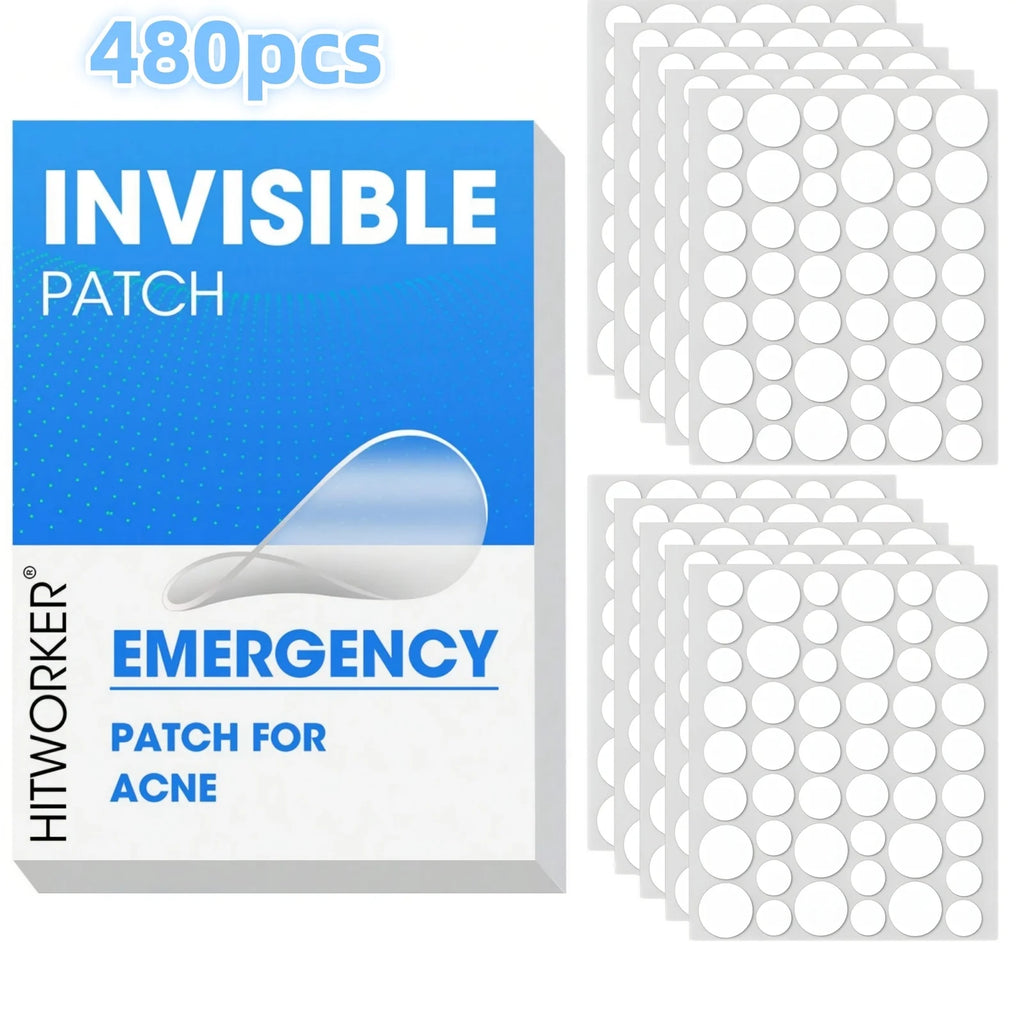 Invisible Hydrocolloid Acne Patches for Clear Skin