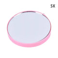 5X/10X Magnifying Makeup Mirror with Suction Cups