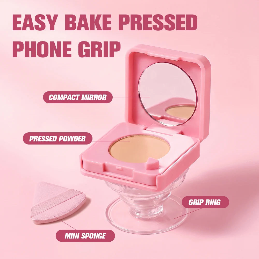 2-in-1 Matte Setting Powder and Phone Grip