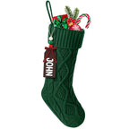 Cable Knit Christmas Stockings for Holiday Decor
