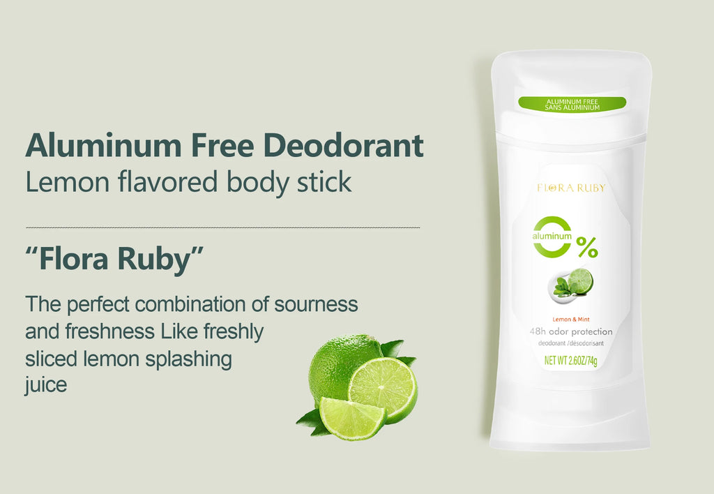 Natural Aluminum-Free Deodorant Stick Set