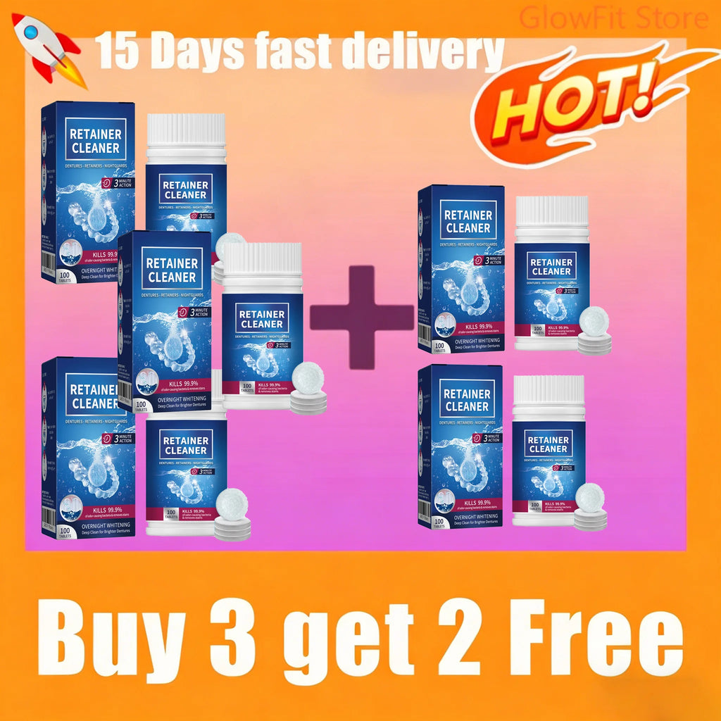 Denture and Retainer Cleaning Tablets (100 Count)