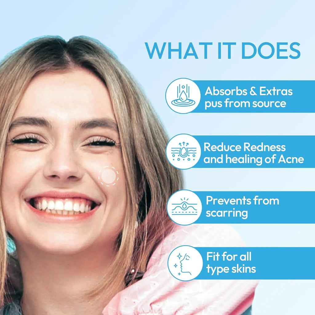Hydrocolloid Pimple Patches for Fast Blemish Healing