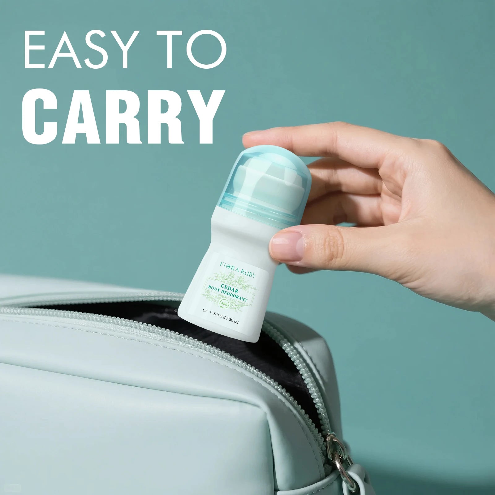 Natural Aluminum-Free Deodorant Roll-On