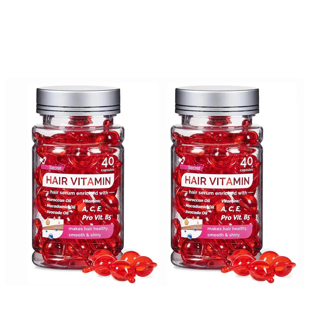 Avocado & Argan Oil Hair Vitamin Serum Capsules - 18
